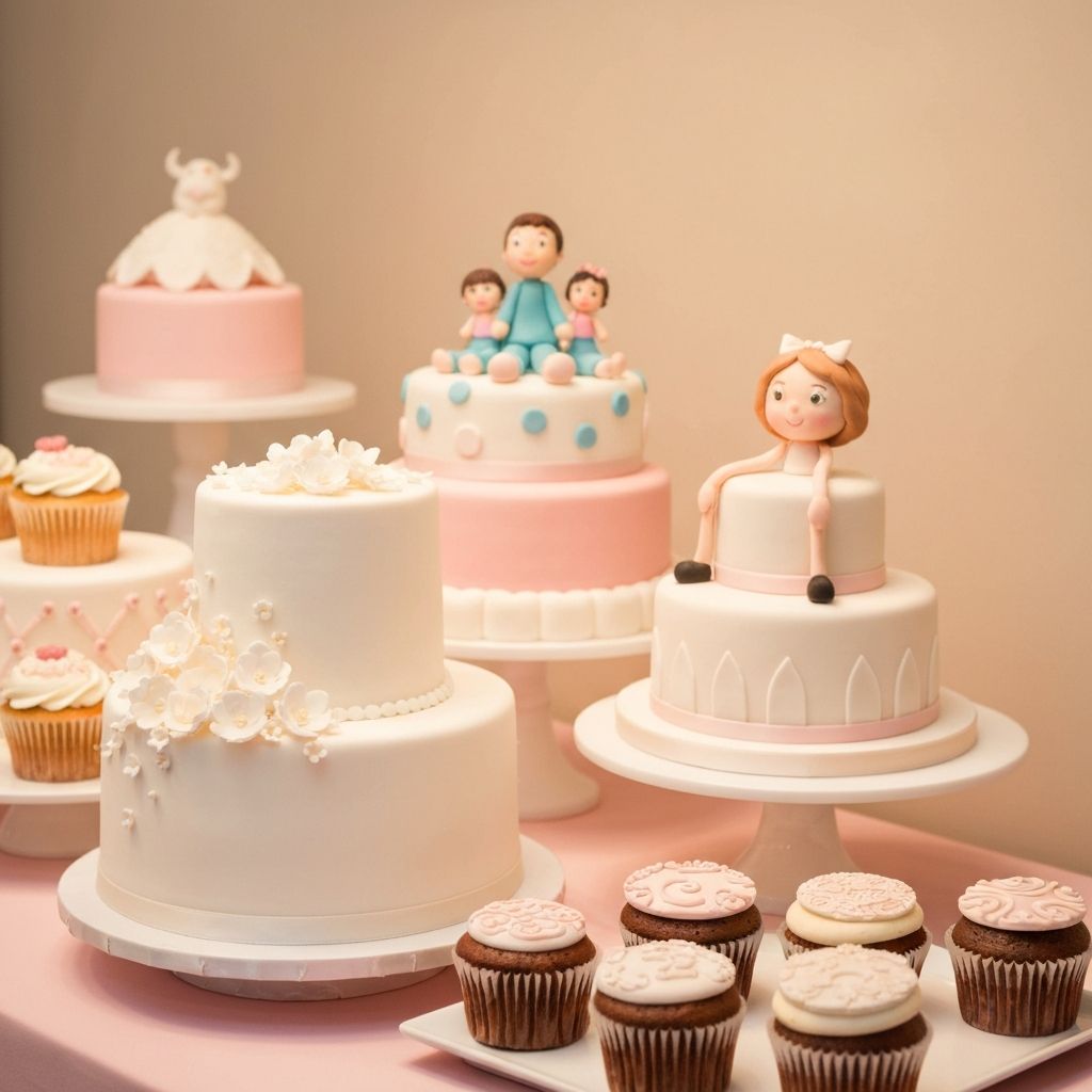 Hermosos pasteles artesanales